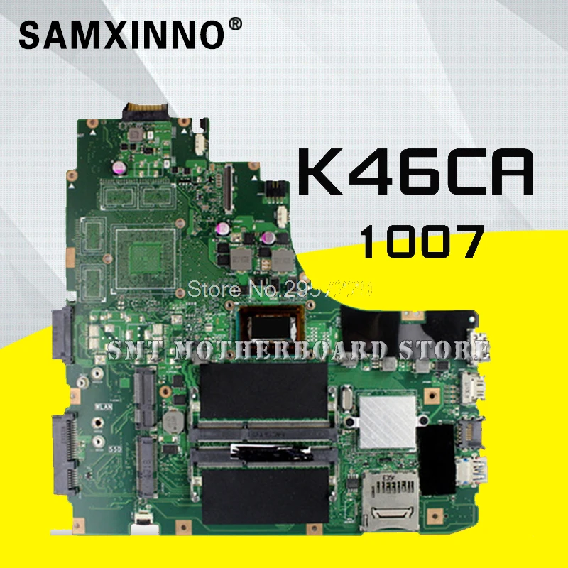 Материнская плата K46CA для For Asus K46C K46CM K46CB S46C материнская ноутбука с 1007 CPU REV.2.0 100%