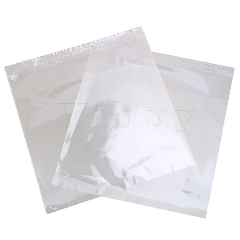 Yibuy 500 шт. OPP пластиковая многоразовая оберточная бумага 160x155 мм для CD DVD