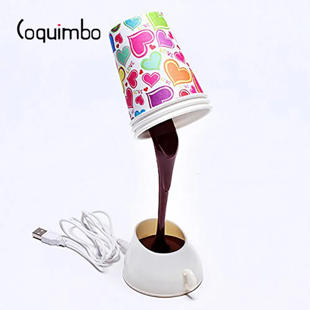 Coquimbo DIY Coffee Cup Table Lamp For Study Room Bedroom Decoration