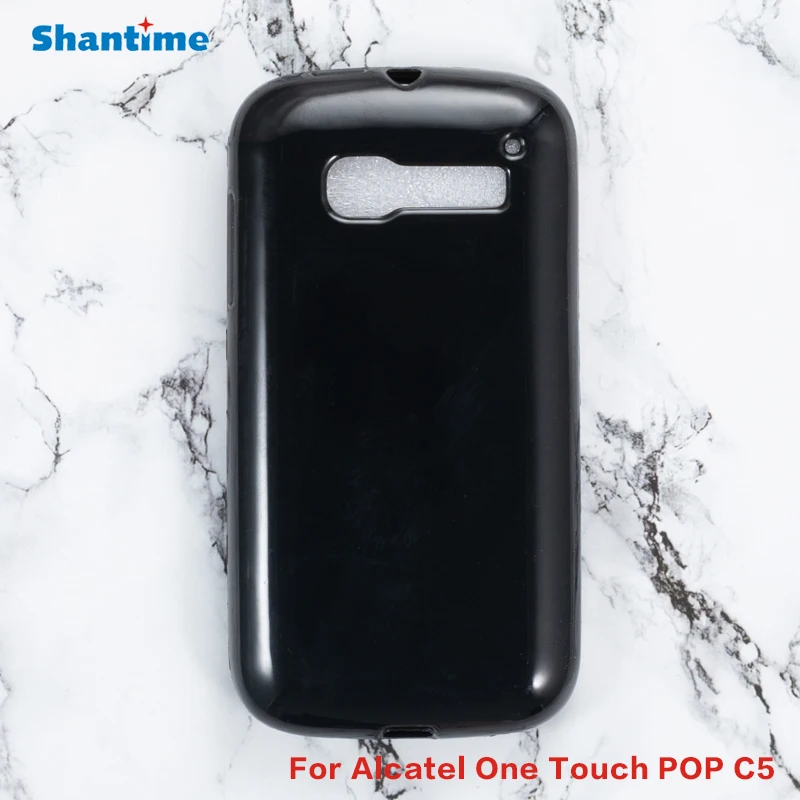 

For Alcatel One Touch POP C5 Gel Pudding Silicone Phone Protective Back Shell For Alcatel One Touch POP C5 Soft TPU Case