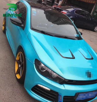 

Car Styling Wrap Dream gold bright blue Car Vinyl film Body Sticker Car sticker With Air Free Bubble For Motorcycle Car Tuning