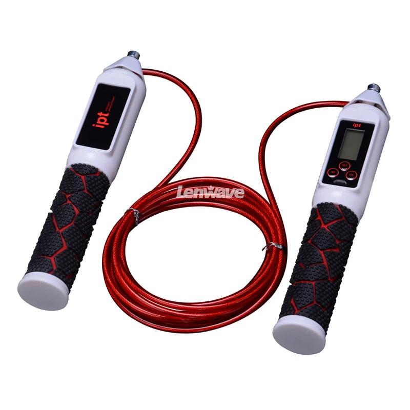 

Lenwave Crossfit Skipping Ropes IPT Bluetooth Patent Technology Adjustable Steel Wire Jumping Rope