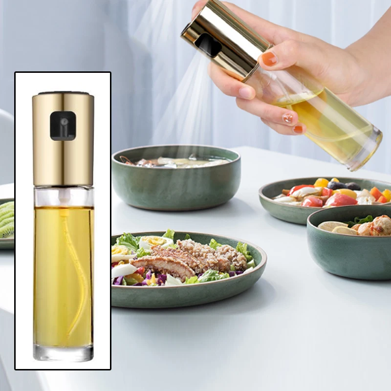 

Urijk Silicone Kitchen Tool Oil Sprayer Pot Glass Oil Pump Spray Fine Bottle Cooking Oil Sprayer Olive Can Baking Accessories