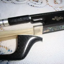 Качественное углеродное волокно Виолончель Лук вырезано из черного дерева трафаретные винты лук