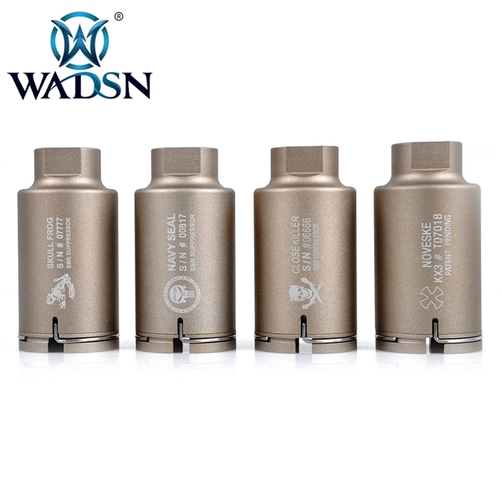 

WADSN Airsoft NOV M4 MINI VERSION Thread Size 14mm Anti-Clockwise Thread Aluminum Black/Dark Earth WEX156 Hunting Accessories