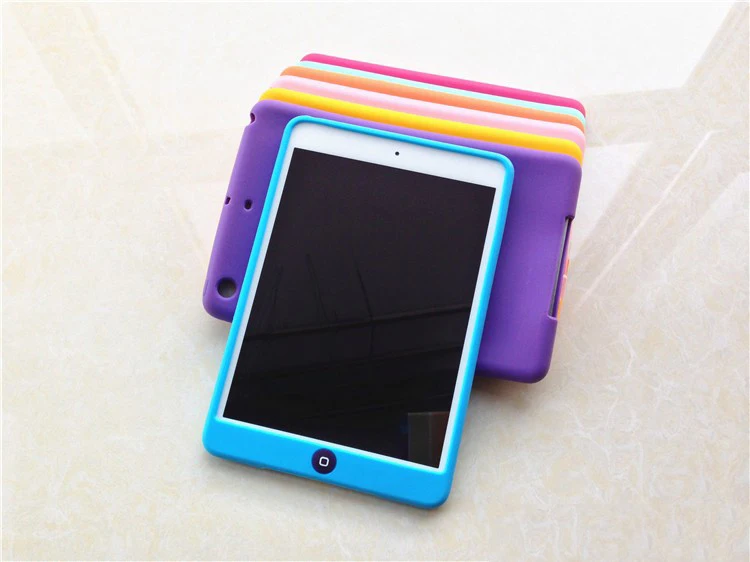 Цветные мягкие прозрачные, силиконовые, резиновые ТПУ чехол для iPad Mini гелевый Чехол для iPad Mini 2 3 задняя крышка для iPad Mini 1 2 3