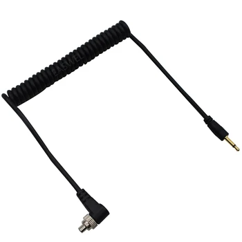 

50pcs 2.5mm to Male Flash PC Sync Cord with Screw Lock for Canon 7D Nikon