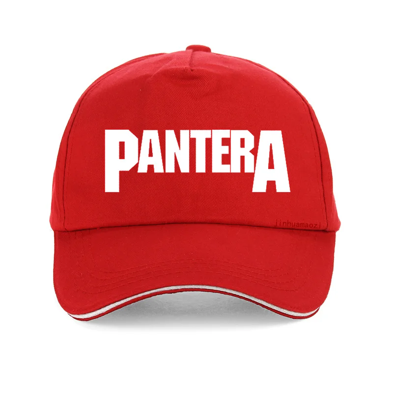 Тяжелый металл Pantera группа Кепка Мода Рок Ковбои из адского Рок Хип-хоп бейсбольная кепка с принтом Мужская wo бейсболка, шляпа, кепка - Цвет: Красный