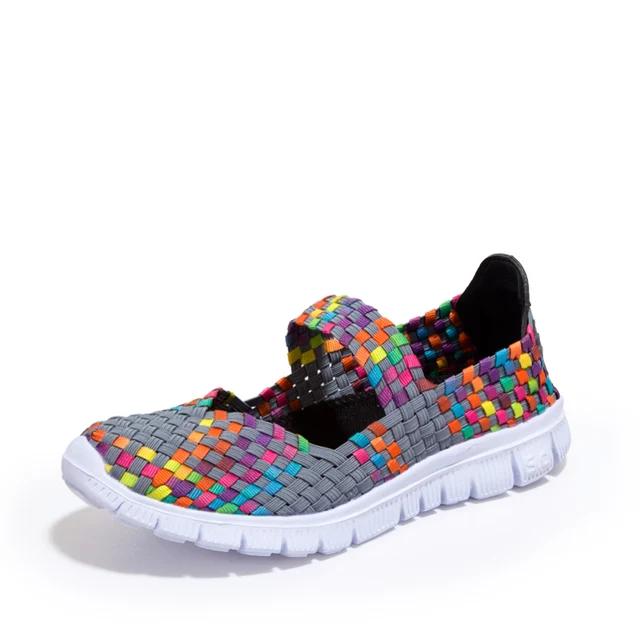 Summer Women's Breathable Mixed colors Sport Shoes Antislip Hand made