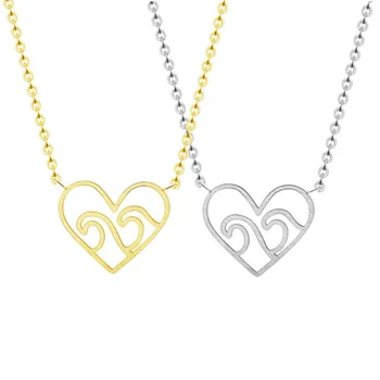 

10pcs Summer Jewellery Wave Necklace Sailing Jewelry Steampunk Accessories Women Fashion Long Chain Necklace Free Shipping