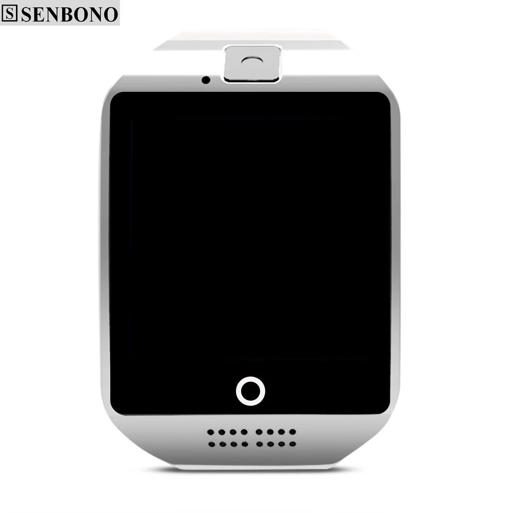 SENBONO умные часы с сенсорным экраном Поддержка с sim-картой памяти анти-потеря Bluetooth уведомления шагомер для Andorid телефона