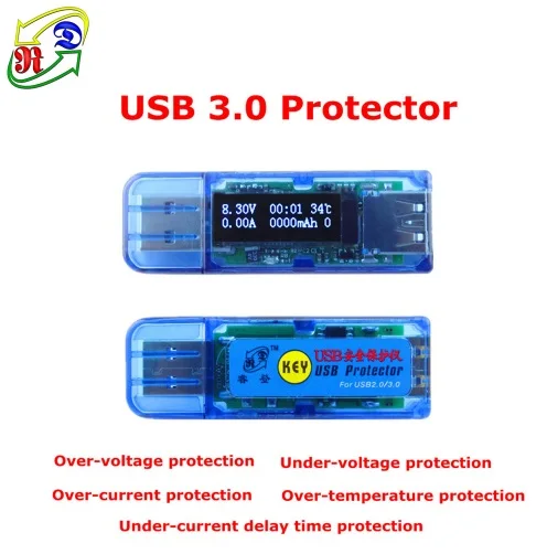 RD USB 3,0 H белый 4 бит oled-детектор USB Вольтметр Амперметр мощность Емкость Напряжение Ток Тестер Метр power bank батарея