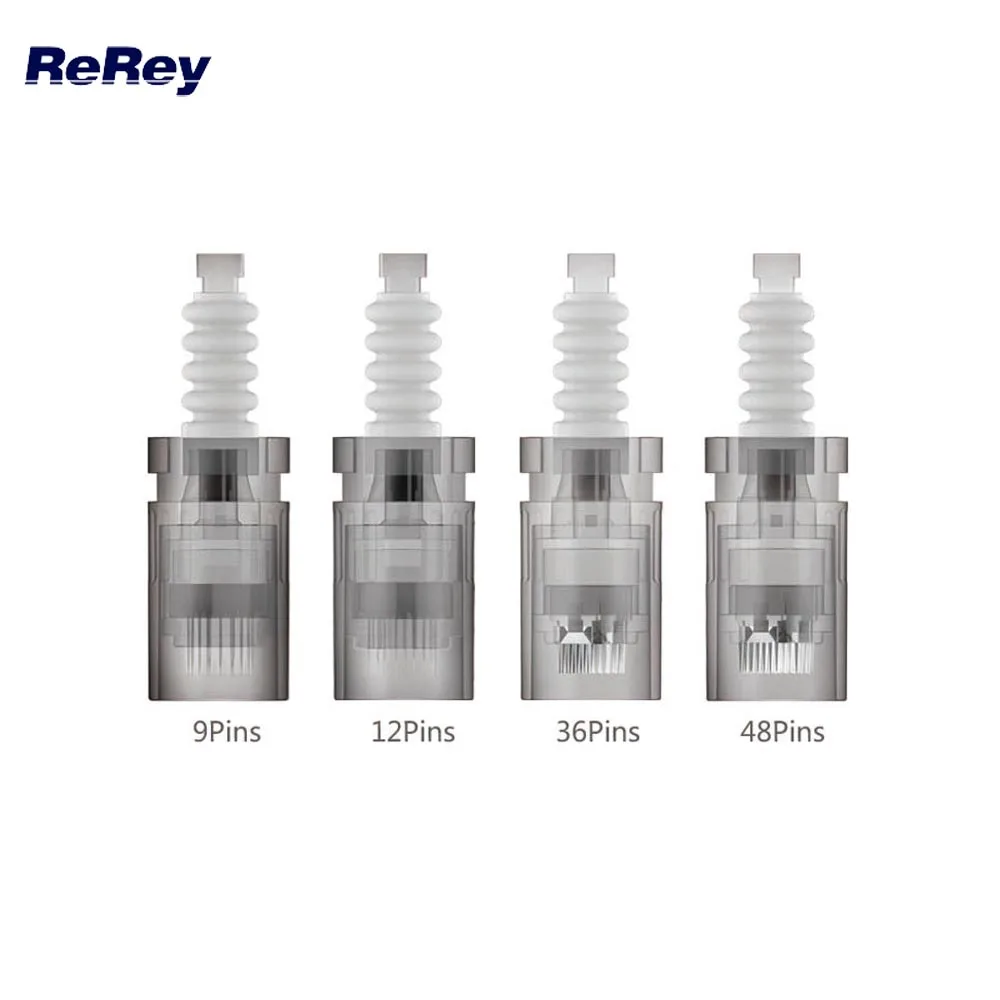 

50pcs Derma Pen MTS Cartridge for M5 M7 N2 Bayonet Needle Cartridge Replacement Dr Pen Electric Microneedles Tattoo Disposal Tip