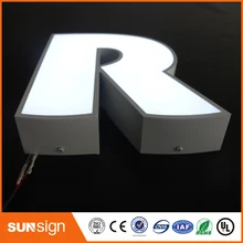 Светодиодный буквенный знак, акриловая линия светодиодных букв, наружный/внутренний светодиодный логотип