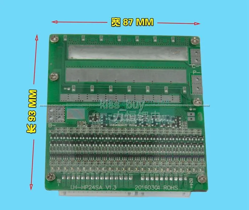 Литий ионная батарея 16S 48 В LifePO4 30А 18650 BMS PCM с функцией балансировки|bms pcm|battery protection