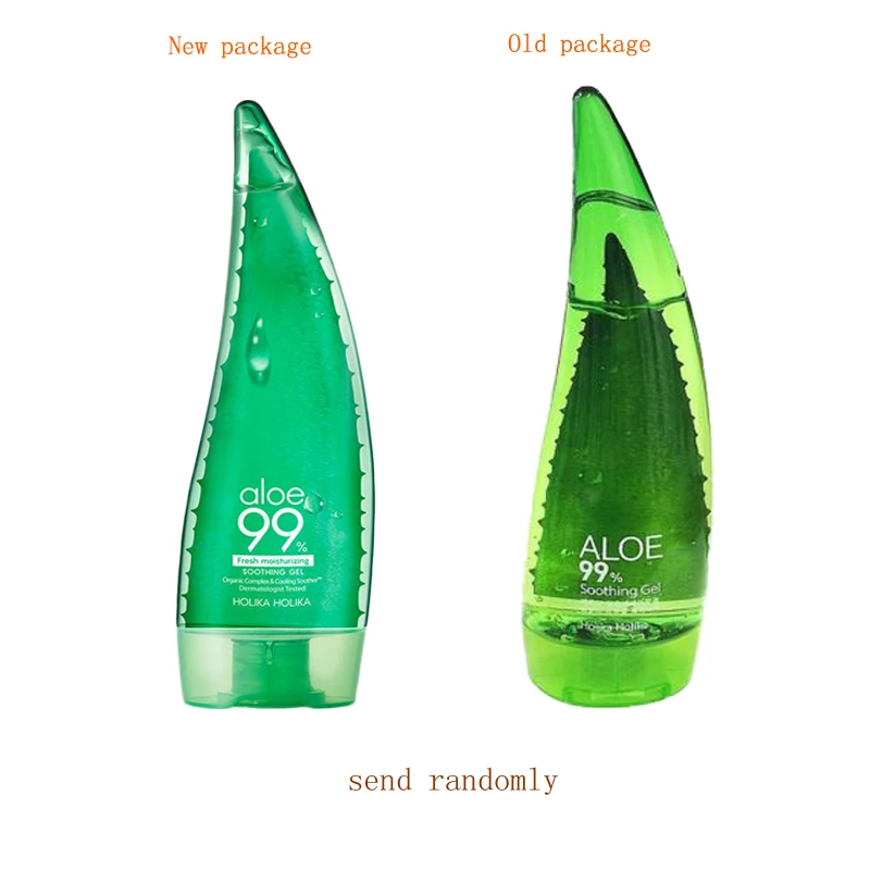 Cena HOLIKA HOLIKA Aloe 99% kojący żel 250ml aloesowy żel do skóry pielęgnacja usuń trądzik krem nawilżający krem do opalania Aloe krem super rozmiar
