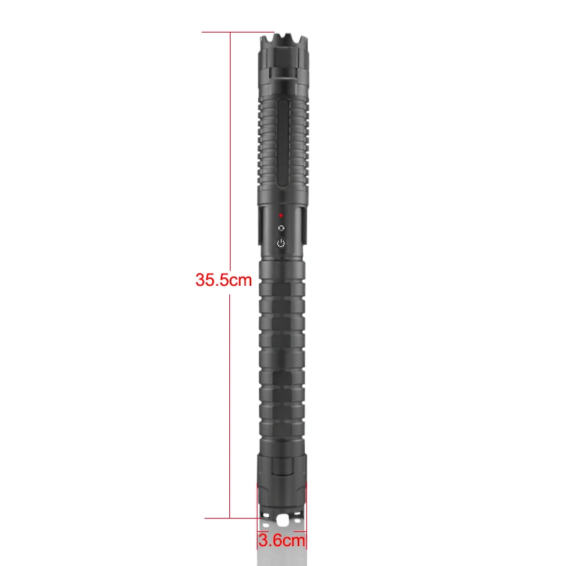 CWLASER мощный 3-Mode 1W 520nm портативный Фокусируемый Зеленый лазерный указатель с замком(черный