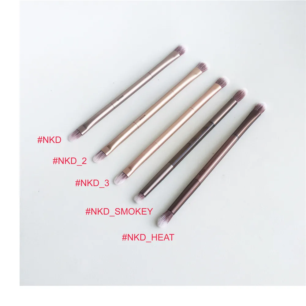 

NKD-Series Double-Ended Eyeshadow & Concealer Brushes - Smokey Smudge Eyeshadow Blending - Quality Makeup Brushes