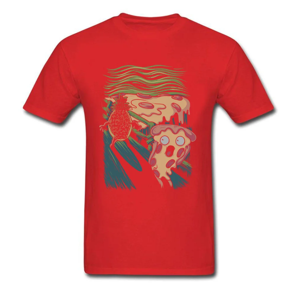 Pizza Nightmare Special Young Tshirts O-Neck Short Sleeve Cotton Fabric Tops T Shirt Casual Tops & Tees Drop Shipping Pizza Nightmare red