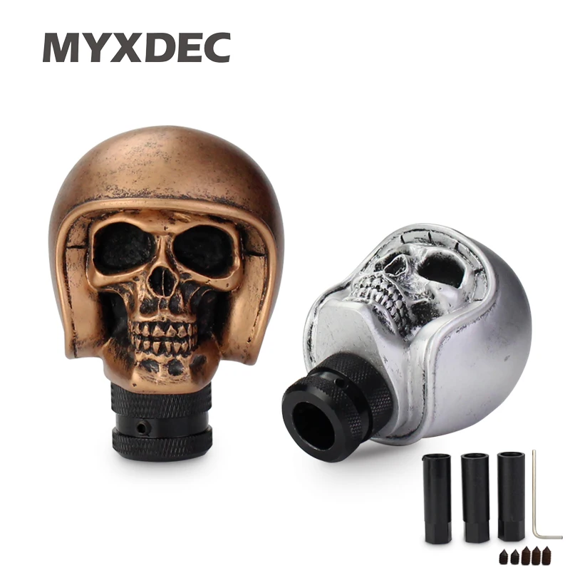 

Universal Gear Shift Knobs Skeleton Skull Vehicle Car Speed Manual MOMO Gear Shift Knob Shifter Car Modification Accessories