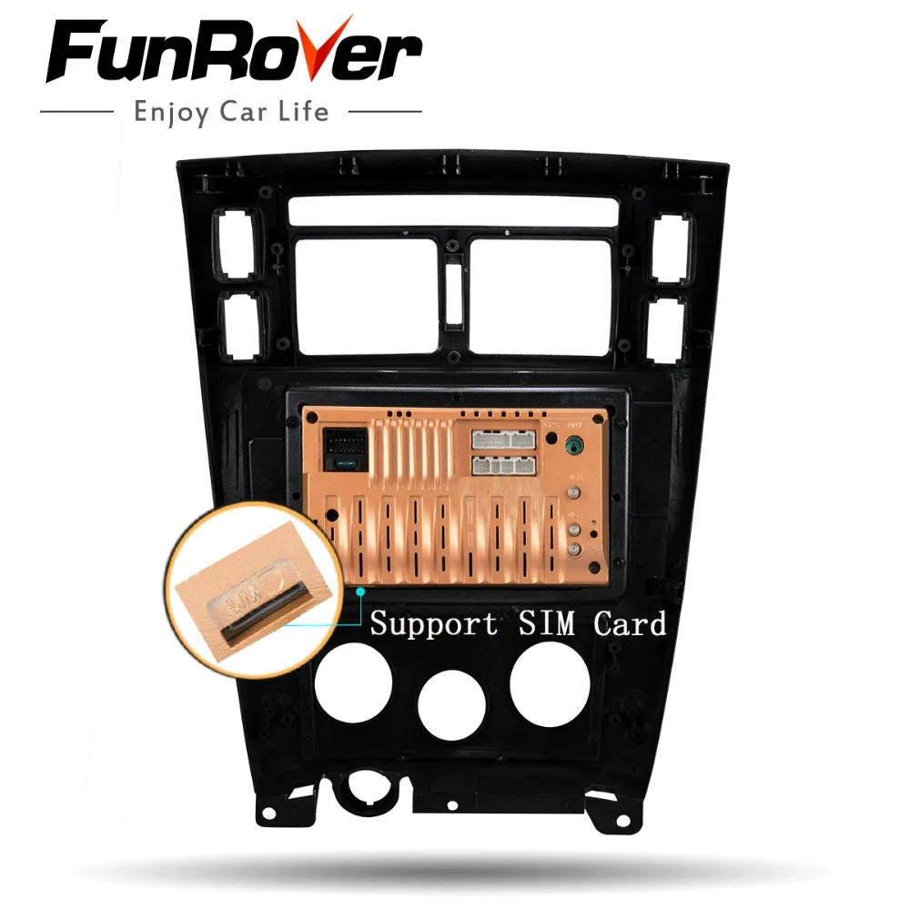 Flash Deal Funrover 8 cores car radio multimedia player dvd android 9.0 For Hyundai Tucson 2006-2014 2 din autoradio gps navigation 4G+64G 5