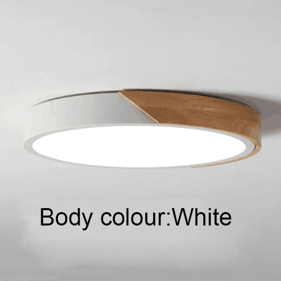 Подвесные светильники светодиодные Современные для столовой деревянные+ металлические подвесные потолочные лампы Домашнее освещение для кухни - Цвет корпуса: body colour  White