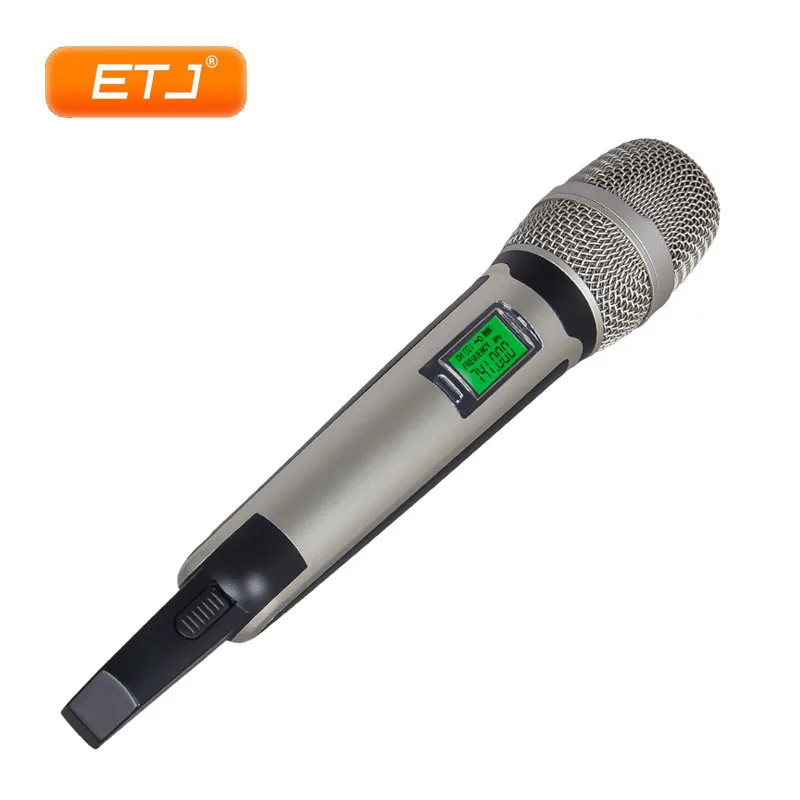 Профессиональный беспроводной микрофон 2 ручной передатчик караоке VHF беспроводной микрофон SKM9001