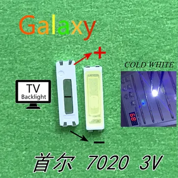 

200piece/lot FOR repair Sony Skyworth LCD TV LED backlight Article lamp SMD LEDs Seoul 7020 3V Cold white light emitting di