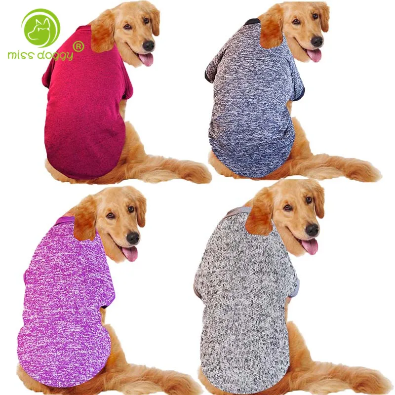 3XL-9XL) Большой размер свитер для собаки одежда осень зима однотонный простой питомец собака кошка жилет рубашка одежда две ноги щенок свитер 10E