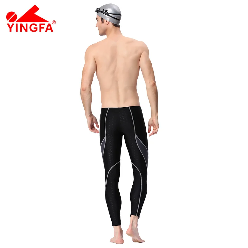 Плавки Yingfa для мальчиков плавательные трусы sharkskin мужские спортивные плавки|swimsuit