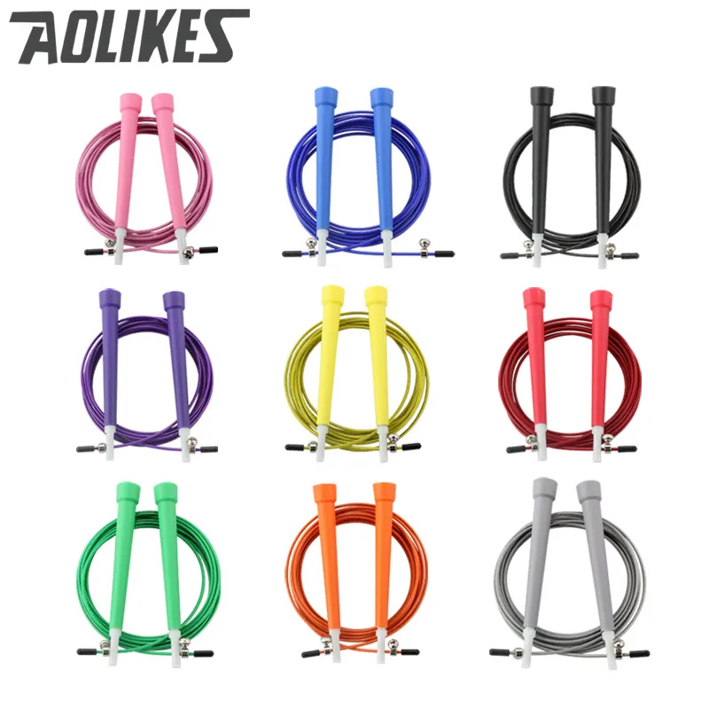 Crossfit Speed Jump Rope Professional Skipping Rope For MMA Boxing Fitness Skip Workout Training With Carrying Bag Spare Cable