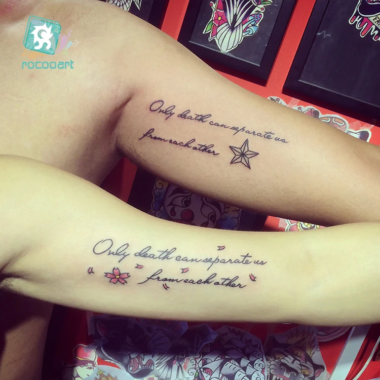 Rocooart Милая Подростковая татуировка в виде сердца водостойкая прочная черная