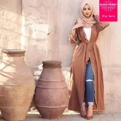 2018 взрослых повседневное кардиган diamond мусульманская одежда Турецкий Дубай Мода абаи мусульманское платье халаты арабский поклонение