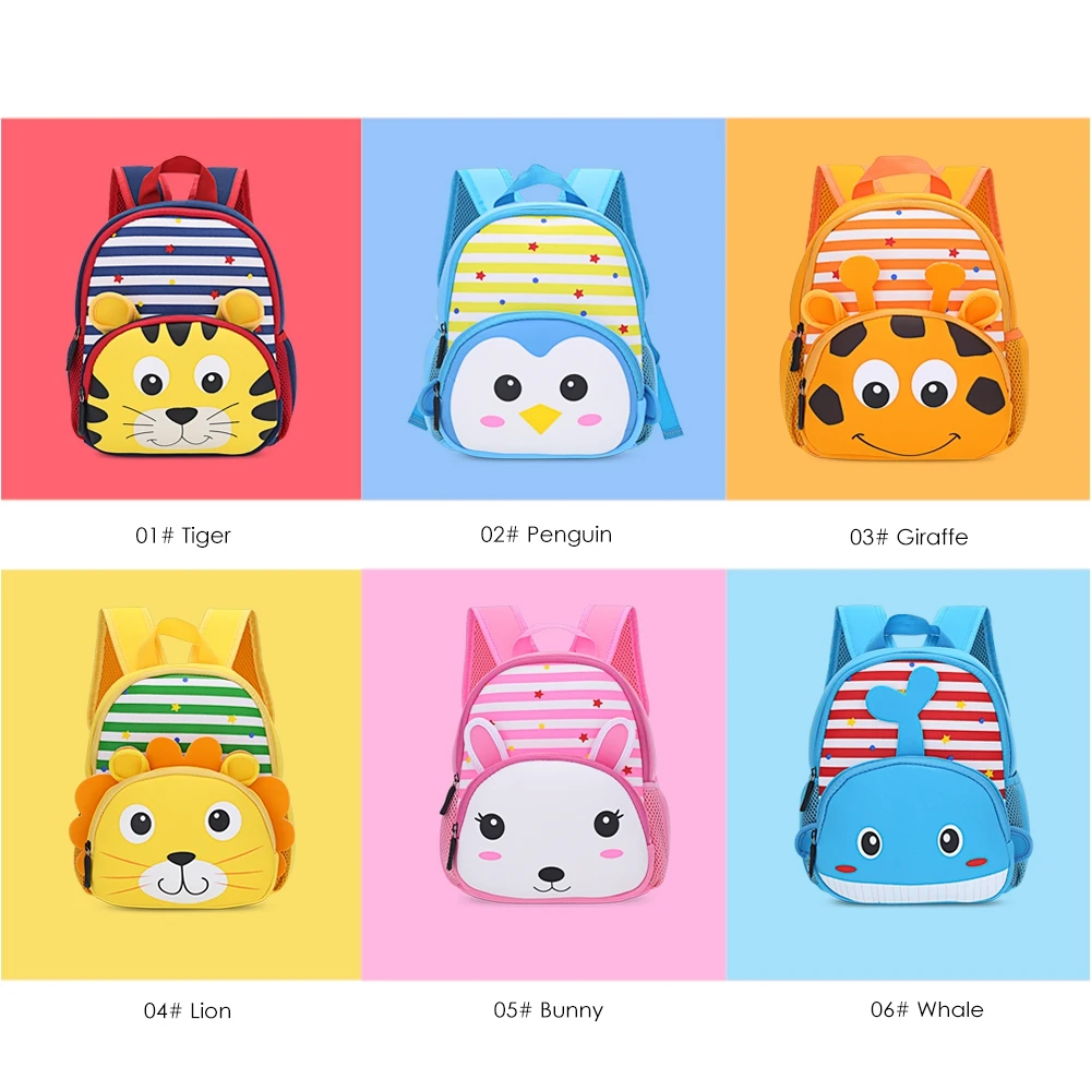 MrY милые рюкзаки с персонажами мультфильмов красочные животные дизайн детские школьные рюкзаки для девочек мальчиков мультфильм формы