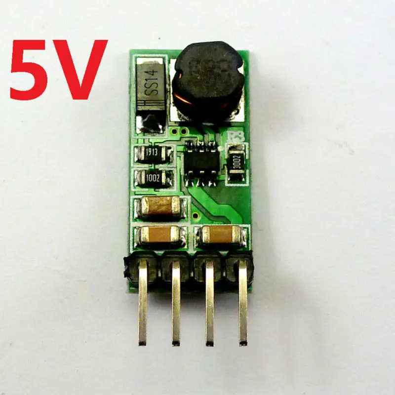 

3V 3.3V 3.7V 4.5V to 5V DC DC Converter Step-Up Boost Current Mode PWM Voltage Transformation Module