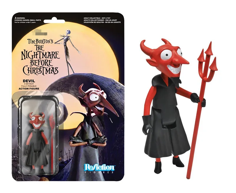 

Funko ReAction Figure Nightmare Before Christmas - The Devil Vinyl Action Figure Collectible Model Toy