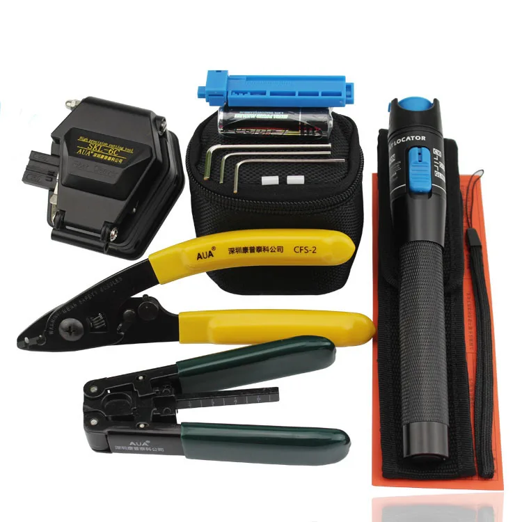 Fiber Optic Cable Tools with SKL 6C Optical Fiber Cutter and Visual