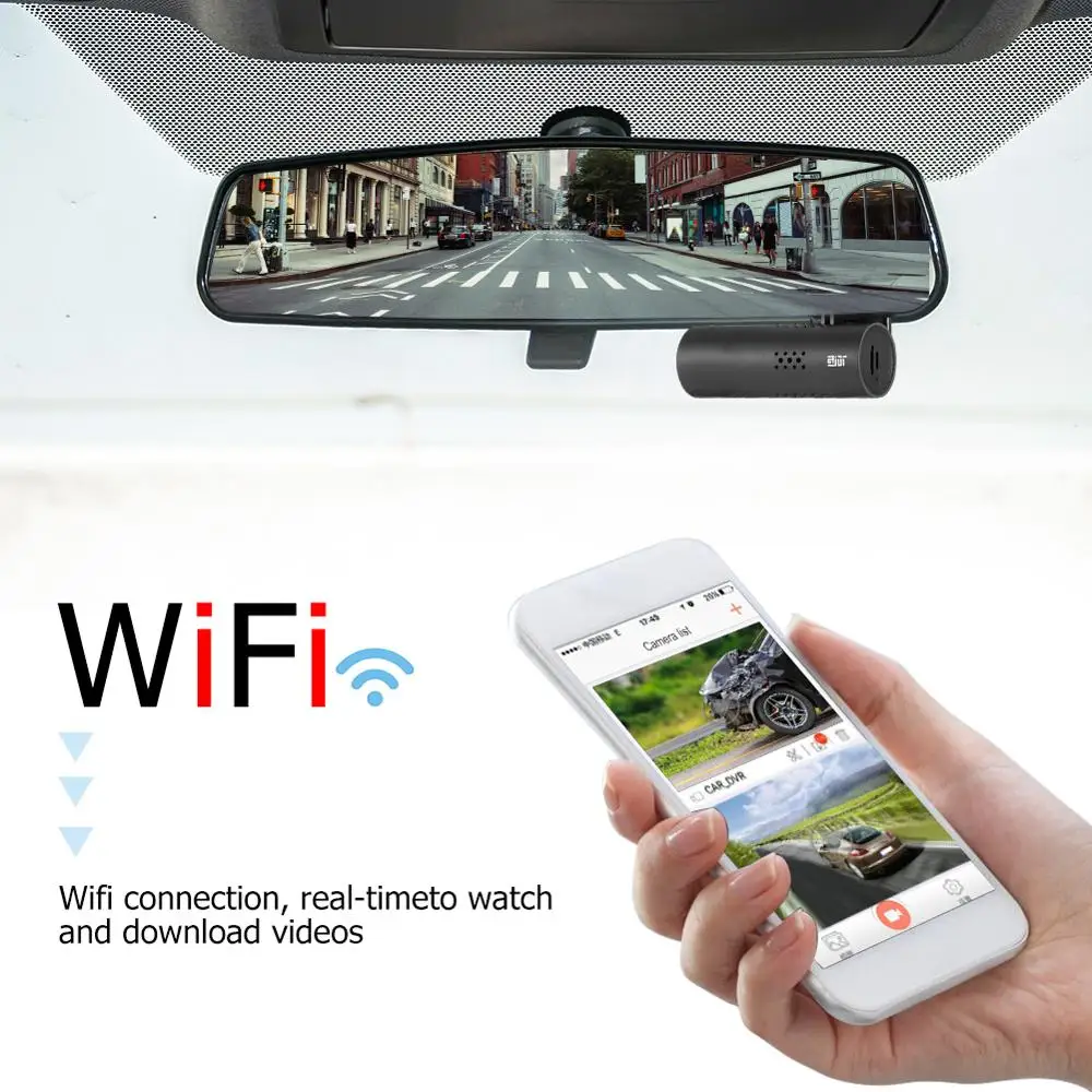 

Xiaomi 70mai Wireless Dash Cam Mini DVR Car Camera Full 1080P Voice Control Wifi Car Dashcam Car Video Recorder Mirror