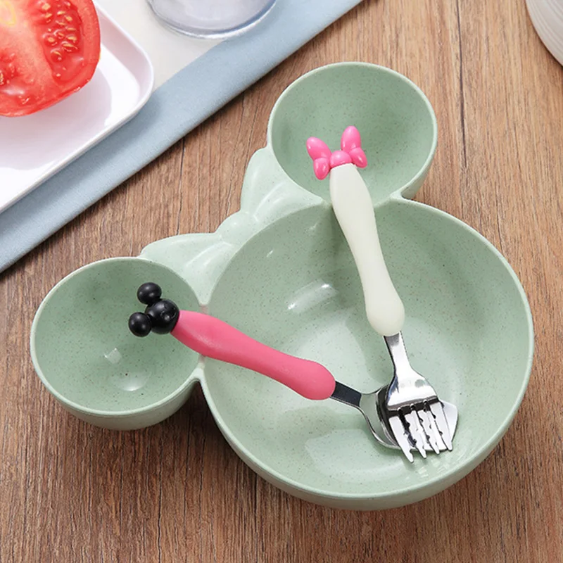 3Pcs Baby Wheat Tableware Solid Feeding Cartoon Dishes Baby Kids Training Bowl Plate Food Feeding Dinnerware Set for Children 3Pcs Baby Wheat Tableware Solid Feeding Cartoon Dishes Baby Kids Training Bowl Plate Food Feeding Dinnerware Set for Children