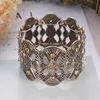 Bracelet ajustable pour femmes et hommes, Vintage, accessoire ajustable, couleur or, cristal, style ethnique, vente en gros ► Photo 2/6