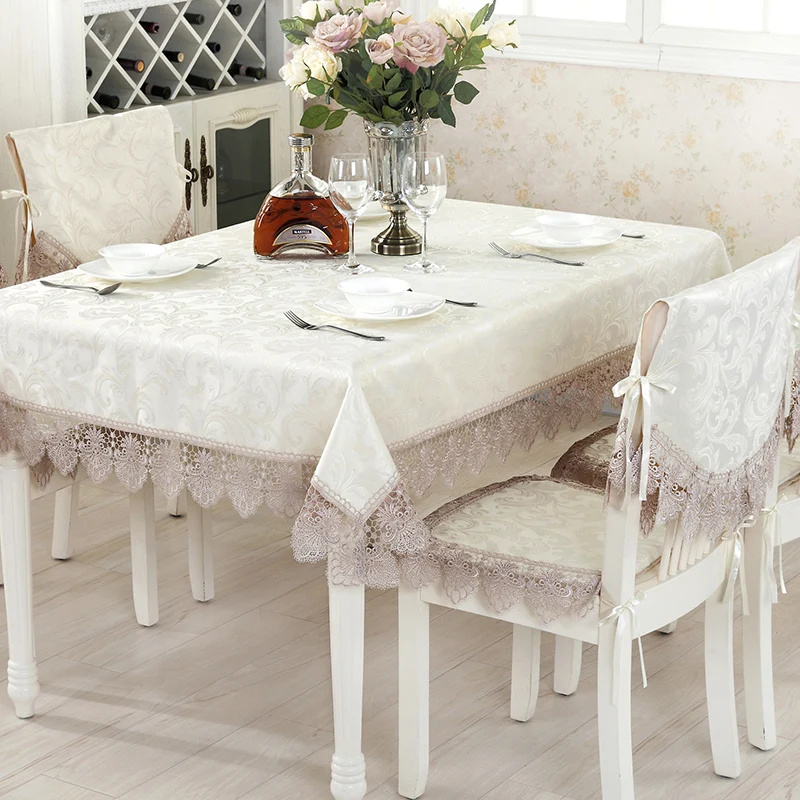 Waterproof Table Cloth Chair Cover Dressing Square Rectangle Tablecloth