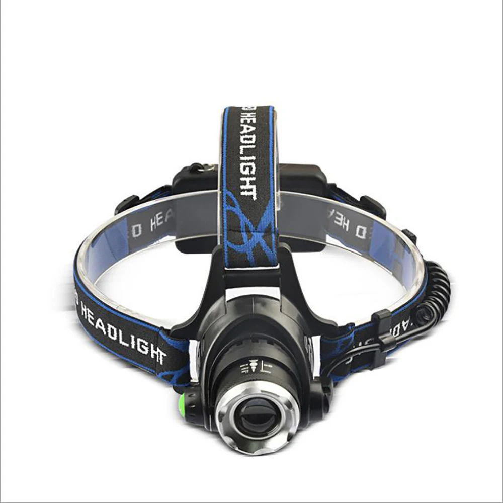 

Head lamp LED Headlight Head Lights Headlamps Rechargeable Rotary Zoom Focus High Power Outdoor Waterproof Fishing XQ-19