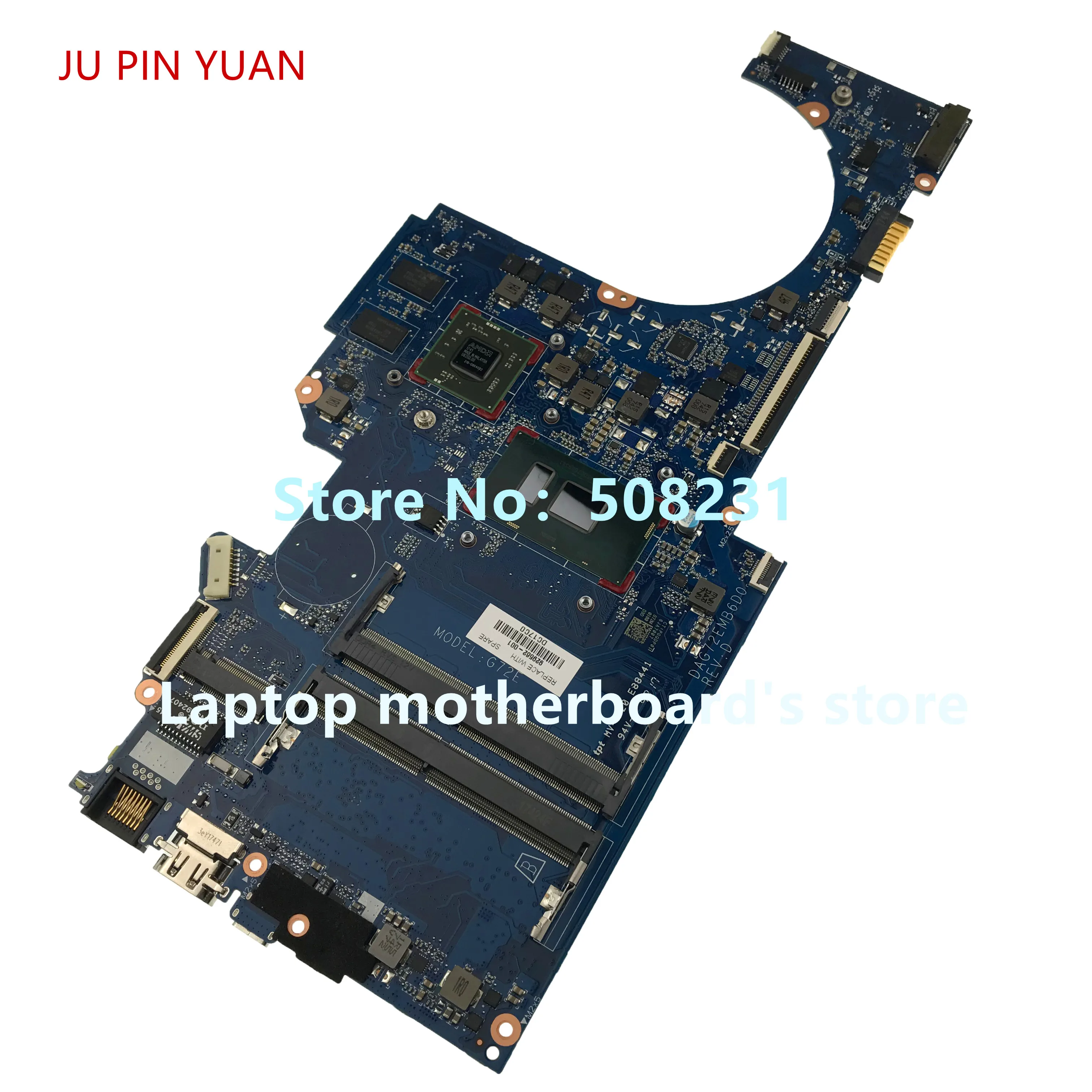 Ju pin yuan L01039-001 L01039-601 DA0X8BMB6F0 материнская плата для ноутбука hp ProBook 430 G5 440 G5 Тетрадь ПК I5-8250U полностью протестирована