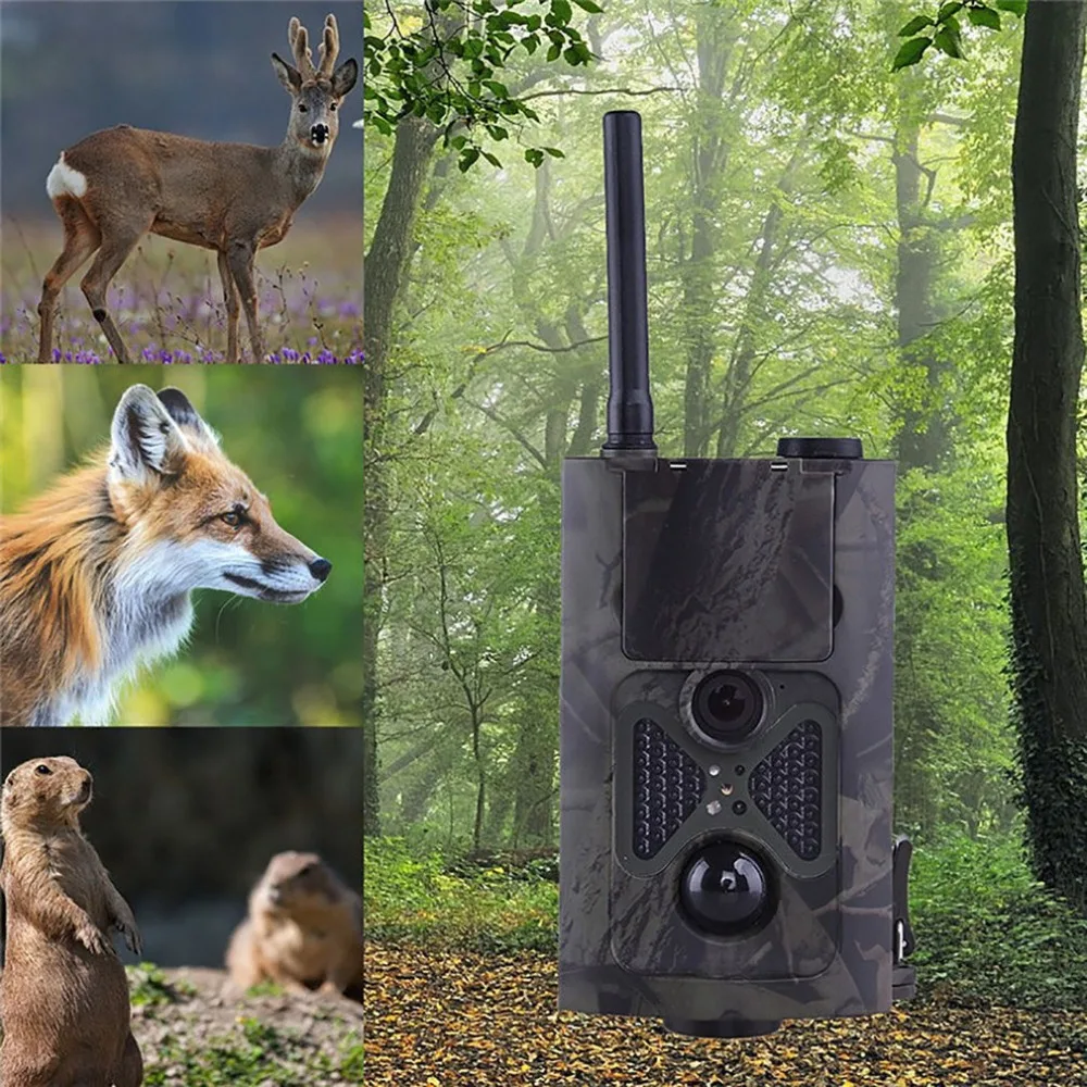 HC-550G 16MP Водонепроницаемая Скаутинг Трейл камера игра и охота камера Широкоугольный объектив ИК светодиоды ночного видения Дикая камера