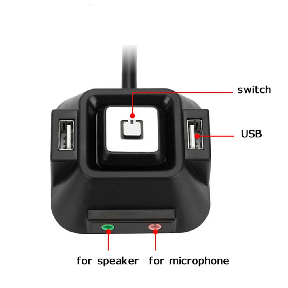 Diewu حالة الكمبيوتر المكتبي pc امدادات الطاقة on/off إعادة زر التبديل مع مزدوجة usb و الصوت المزدوج 1.2 متر طول الكابل