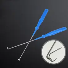 OOTDTY рыболовная удочка для удаления крючков из нержавеющей стали с кольцом-экстрактором, противоскользящая ручка, инструменты для удаления рыбы