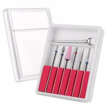 10 компл. кутикулы Чистый Nail сверло Набор Электрический вращательное пилочка для ногтей бит маникюр педикюр инструменты F0696X