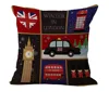 ZXZXOON Decorative Throw Pillow Case London Style Car Soider Soldiers Polyester Cushion Cover For Sofa Home Almofadas 3