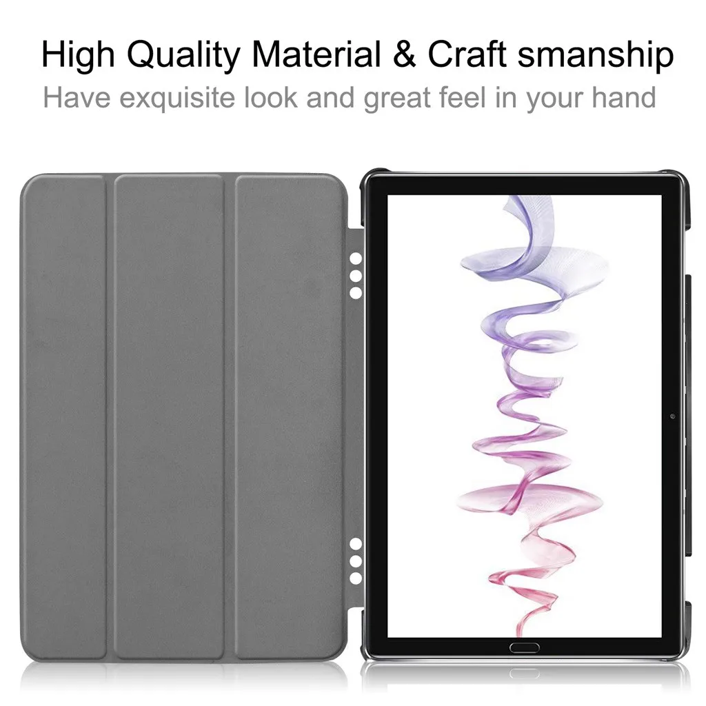 Горячее предложение для huawei Mediapad M6 10,7 чехол с функцией автоматического сна/пробуждения Универсальный многофункциональный кронштейн Стенд
