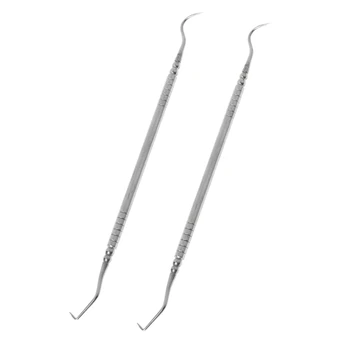 

1Pc Double Ends Dentist Teeth Clean Hygiene Explorer Probe Hook Pick Dental Tool